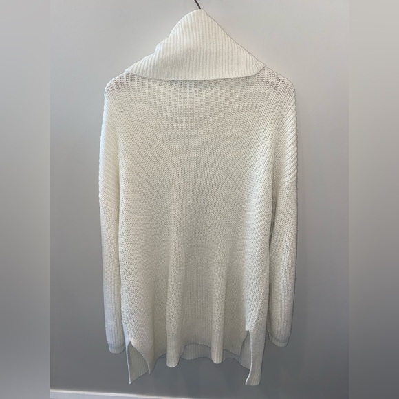 Vero Moda Cream Turtleneck Tunic Sweater Urban Outfitters Women’s Size Large - Picture 4 of 4